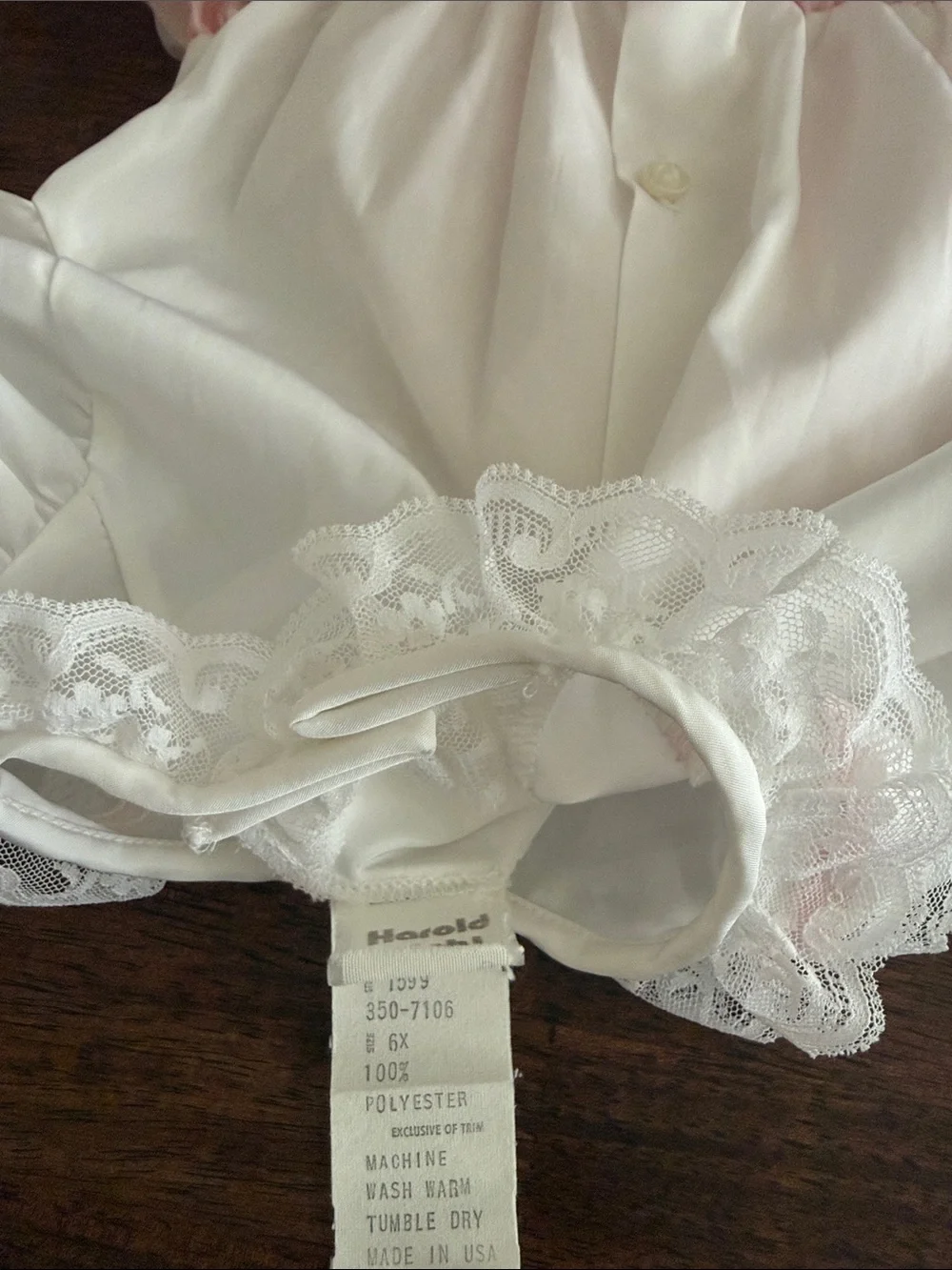 Harold Wohl vintage girls party dress
